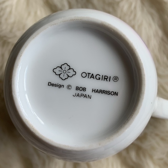 Vintage 80s Harrison white Persian cat with rose Mug rare collectible - Picture 4 of 12